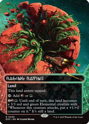 Raging Ravine (0035) (Borderless) (EOS-035) - Edge of Eternities: Stellar Sights