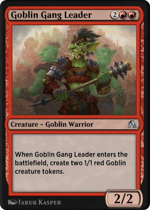 Goblin Gang Leader (XANA-040) - Arena New Player Experience Extras