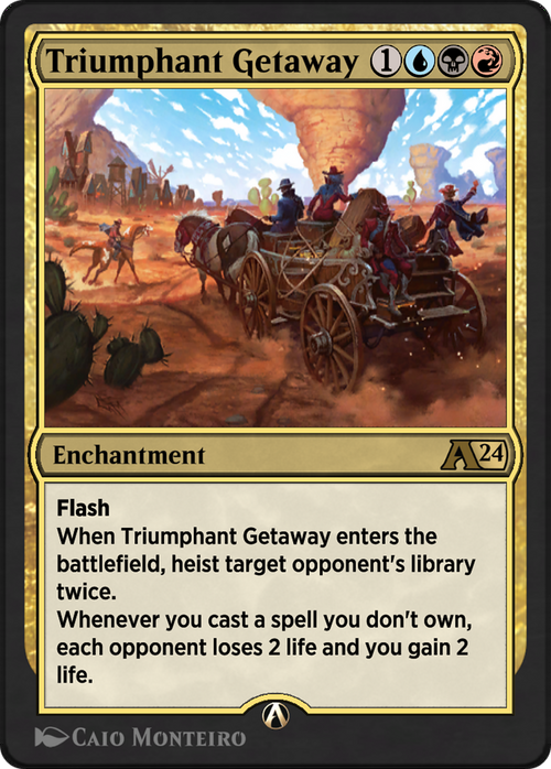 Triumphant Getaway (YOTJ-027) - Alchemy: Outlaws of Thunder Junction