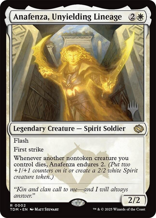 Anafenza, Unyielding Lineage (PPTDM-02P) - Promo Pack: Tarkir: Dragonstorm