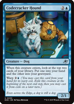 Codecracker Hound (EOE-050) - Edge of Eternities Foil