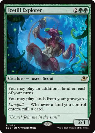 Icetill Explorer (EOE-192) - Edge of Eternities Foil