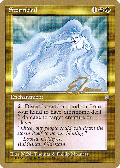 Stormbind - 1996 Eric Tam (ICE) (WCD-) - Pro Tour Collector Set