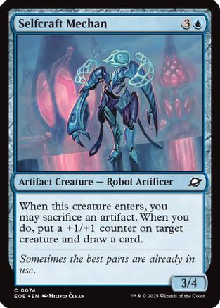 Selfcraft Mechan (EOE-074) - Edge of Eternities Foil