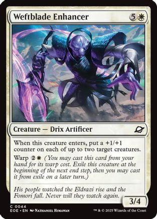 Weftblade Enhancer (EOE-044) - Edge of Eternities Foil