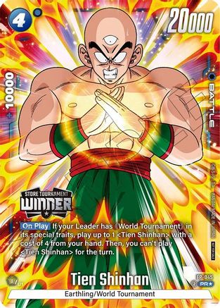 Tien Shinhan - FP-045 (Tournament Pack -Winner- 07) (FP-045) - Tournament and Championship Promos Holofoil