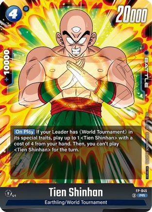 Tien Shinhan - FP-045 (Tournament Pack 07) (FP-045) - Tournament and Championship Promos