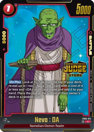Neva : DA (Judge Pack (Store Judge) 04) (FB05-011) - Tournament and Championship Promos Holofoil