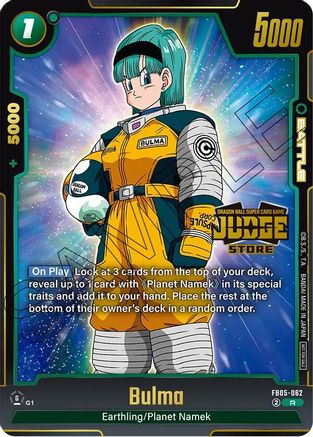 Bulma (Judge Pack (Store Judge) 04) (FB05-062) - Tournament and Championship Promos Holofoil