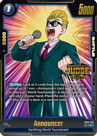 Announcer (Judge Pack (Store Judge) 04) (FB06-026) - Tournament and Championship Promos Holofoil