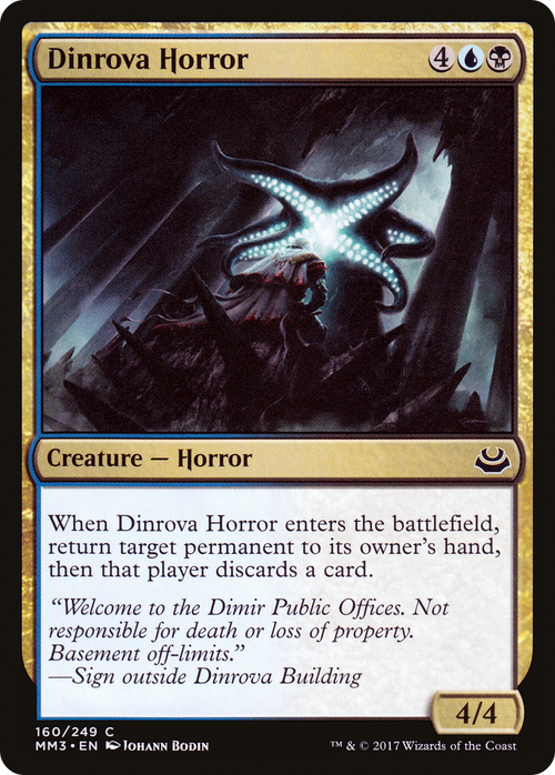 Dinrova Horror (MM3-160) - Modern Masters 2017 Foil