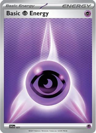 Basic Psychic Energy 021  SVE Scarlet & Violet Energies - Common