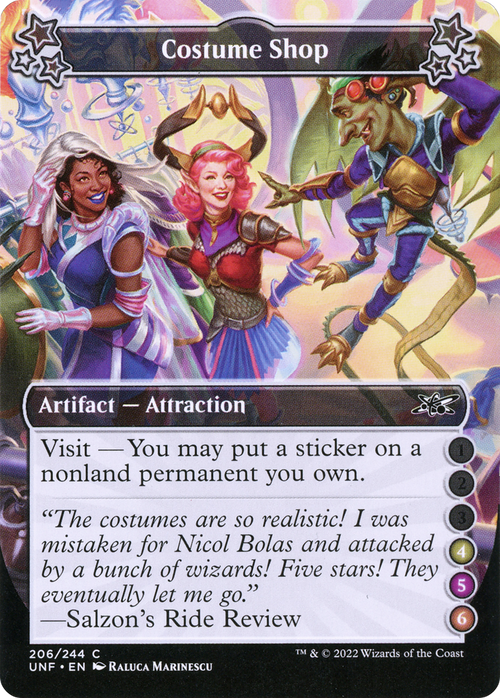 Costume Shop (4-5-6) (UNF-206) - Unfinity Foil