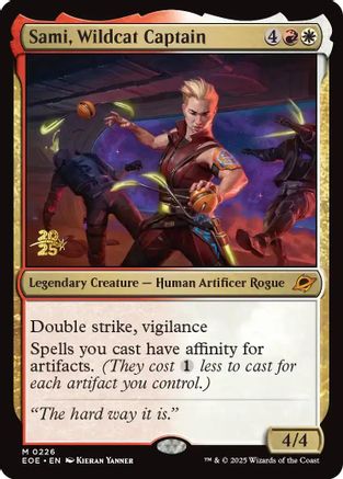 Sami, Wildcat Captain (PRE-226) - Prerelease Cards Foil