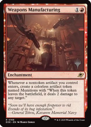 Weapons Manufacturing (PPEOE-168) - Promo Pack: Edge of Eternities Foil