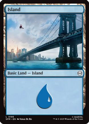 Island (0195) (SPM-195) - Marvel's Spider-Man Foil