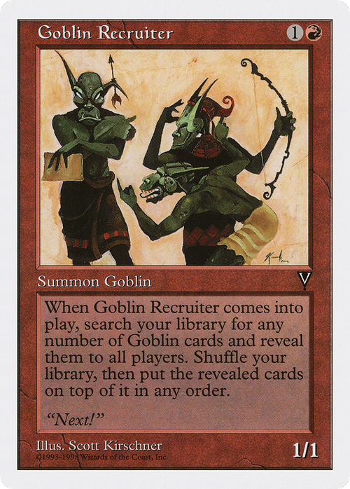Goblin Recruiter (ATH-014) - Anthologies