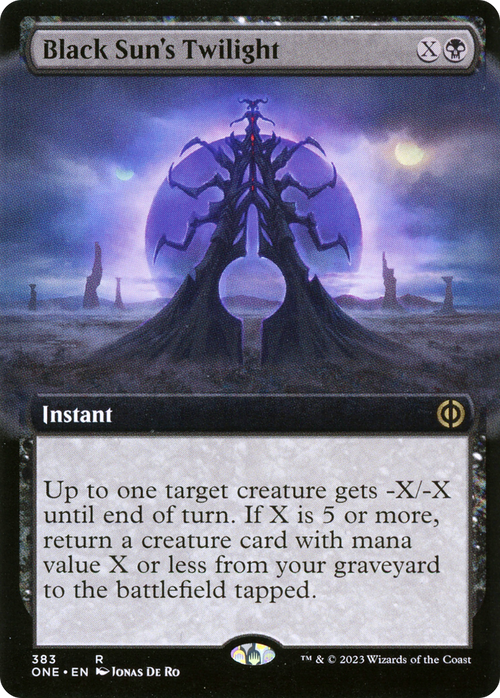 Black Sun's Twilight (Extended Art) (ONE-383) - Phyrexia: All Will Be One: (Extended Art)