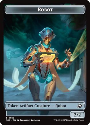 Robot // Lander (0004) Double-Sided Token (EOE-10 // 4) - Edge of Eternities Foil