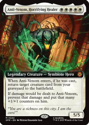 Anti-Venom, Horrifying Healer (Extended Art) (SPM-244) - Marvel's Spider-Man