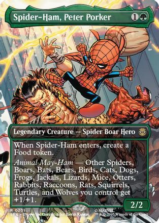 Spider-Ham, Peter Porker (Borderless) (SPM-201) - Marvel's Spider-Man