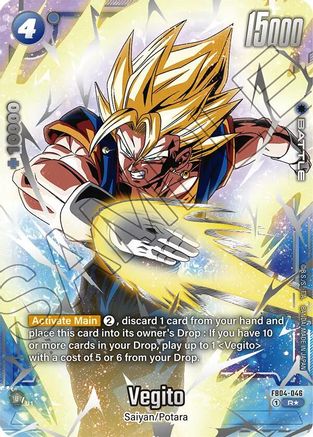 Vegito - FB04-046 (Reprint) (FB04-046) - Fusion World Promotion Cards and Packs Holofoil