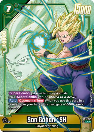 Son Gohan : SH - FB07-057 (Alternate Art) (FB07-057) - Wish For Shenron Holofoil