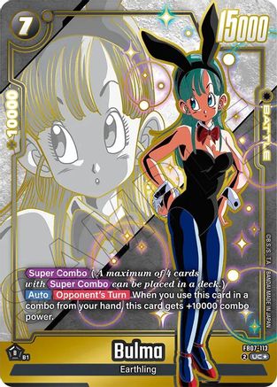 Bulma (Alternate Art) (FB07-113) - Wish For Shenron Holofoil