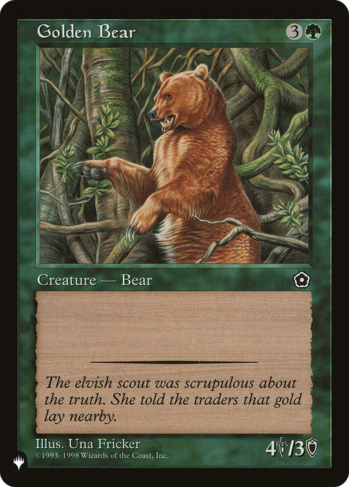 Golden Bear (LIST-P02-127) - The List