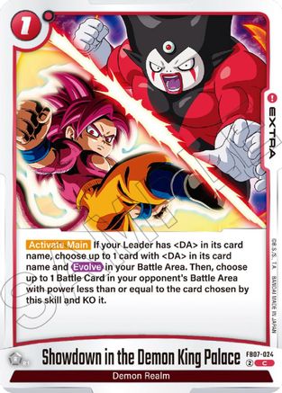 Showdown in the Demon King Palace (FB07-024) - Wish For Shenron