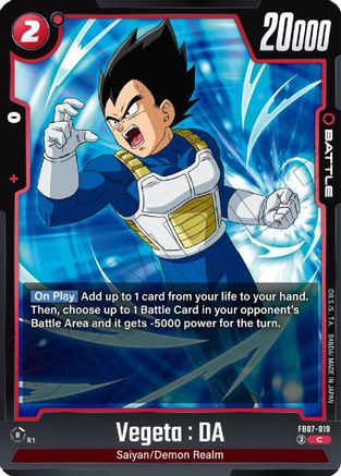 Vegeta : DA - FB07-019 (FB07-019) - Wish For Shenron