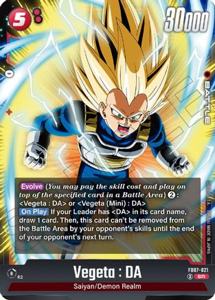 Vegeta : DA - FB07-021 (FB07-021) - Wish For Shenron Holofoil