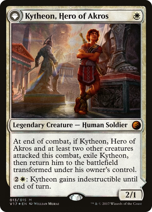 Kytheon, Hero of Akros (V17-013) - From the Vault: Transform: (originpwdfc) Foil