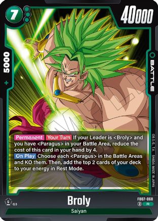 Broly (FB07-068) - Wish For Shenron Holofoil