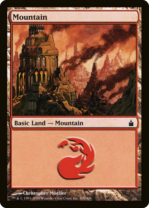 Mountain (300) (RAV-300) - Ravnica: City of Guilds