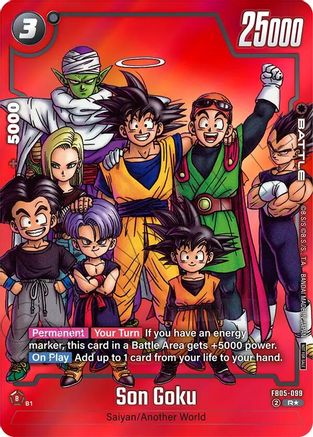 Son Goku - FB05-099 (Limited Pack MANGA Version 01) (FB05-099) - Tournament and Championship Promos Holofoil