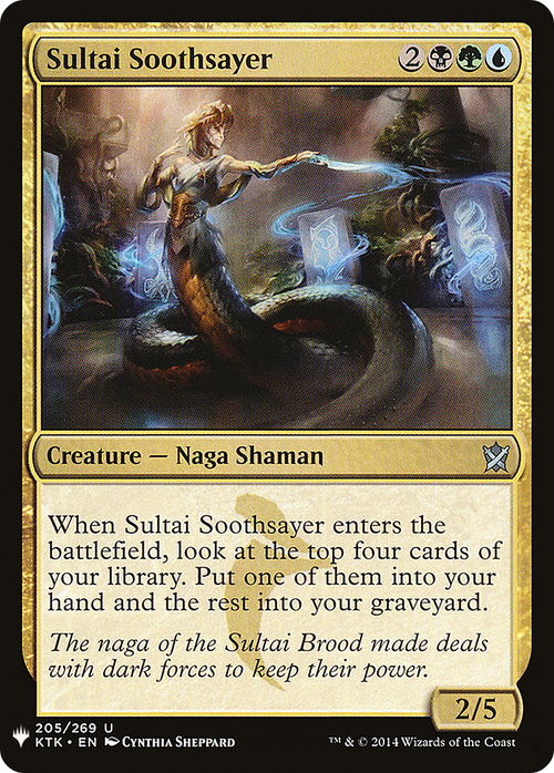 Sultai Soothsayer (LIST-KTK-205) - The List