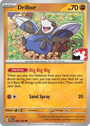 Drilbur 085  - Holofoil Prize Pack Series Cards - Common