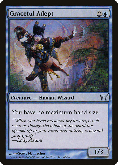 Graceful Adept (CHK-063) - Champions of Kamigawa Foil