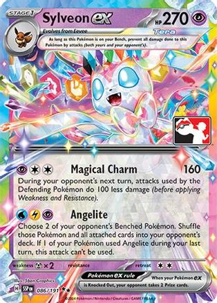 Sylveon ex 086/191  - Holofoil Prize Pack Series Cards - Double Rare
