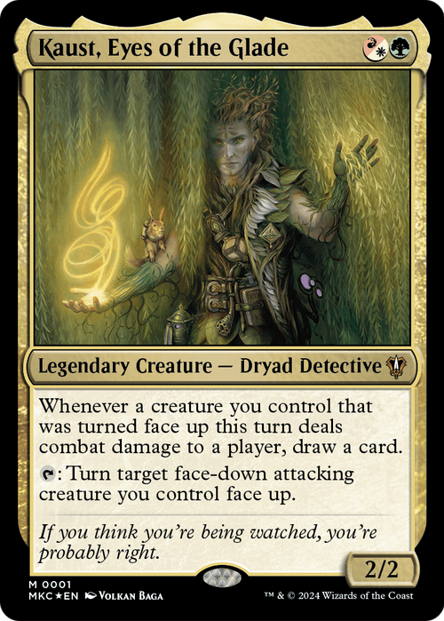 Kaust, Eyes of the Glade (MKC-001) - Murders at Karlov Manor Commander Foil