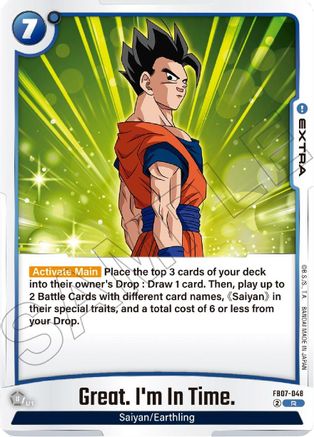 Great. I'm In Time. (FB07-048) - Wish For Shenron Holofoil