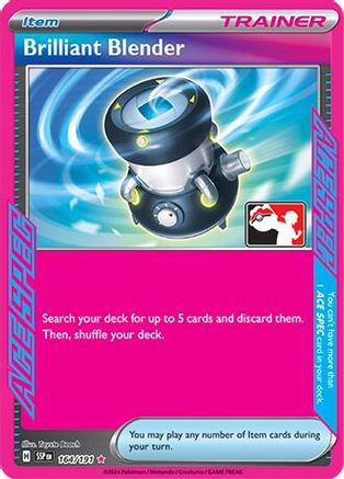 Brilliant Blender 164/191  - Holofoil Prize Pack Series Cards - ACE SPEC Rare
