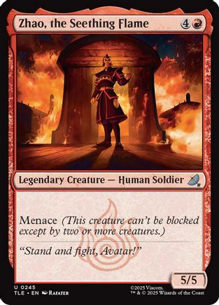 Zhao, the Seething Flame (TLE-245) - Avatar: The Last Airbender: Eternal-Legal