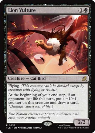 Lion Vulture (TLE-232) - Avatar: The Last Airbender: Eternal-Legal Foil
