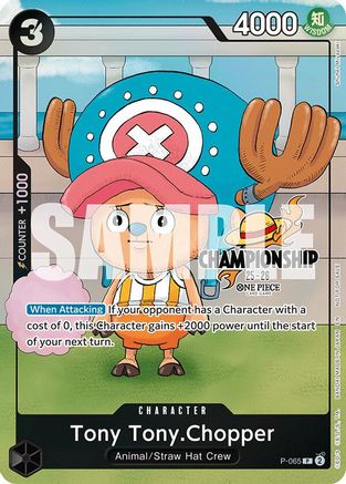Tony Tony.Chopper (CS 25-26 Event Pack Finalist Ver.) (P-065) - One Piece Promotion Cards Foil