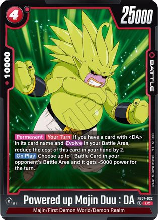 Powered up Majin Duu : DA (FB07-022) - Wish For Shenron