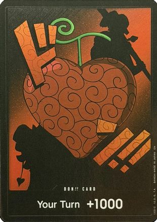 DON!! Card (Op-Op Fruit) (Devil Fruits Collection Vol. 3) - One Piece Promotion Cards Foil