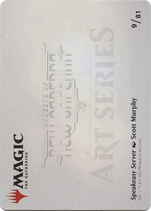 Speakeasy Server // Speakeasy Server (ASNC-009) - New Capenna Art Series (Borderless) Foil