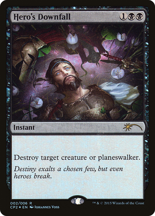 Hero's Downfall (UMP-002) - Fate Reforged Clash Pack Foil
